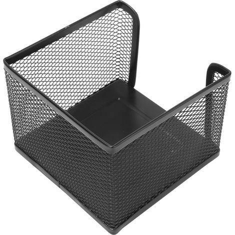 Boîte de Rangement pour Post-it et Documents de Bureau - Organisateur Métallique de Cartes et Papiers (1/5)