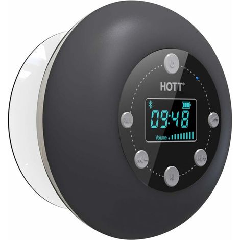 Radio e altoparlante da bagno - Radio da doccia Bluetooth 5.0, altoparlante impermeabile, musica wireless da bagno -