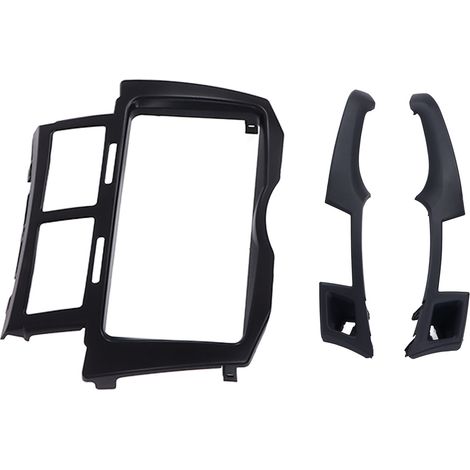 2DIN Autoradio-Einbausatz, schwarzer Armaturenbrettrahmen für Toyota Yaris Vitz Platz 2005-2011 (1/5)
