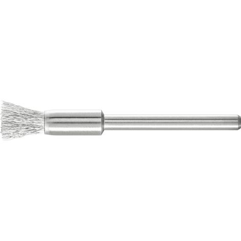 PFERD TOOLS Miniatur-Pinselbürste PBU Ø5 mm Schaft-Ø3 mm Stahl-Draht-Ø0,10 10 Stk