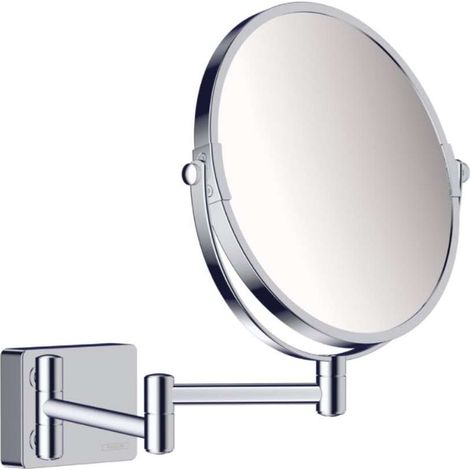 Hansgrohe AddStoris - Specchietto cosmetico a parete, cromo 41791000 (1/5)