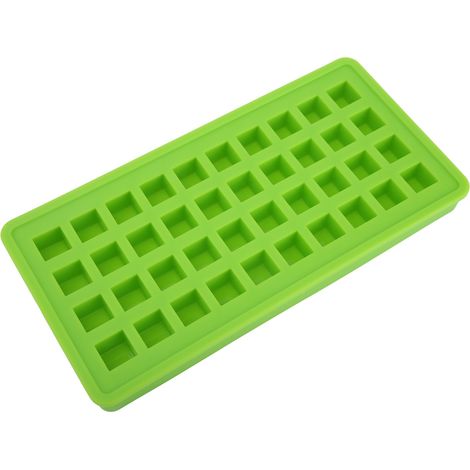 Silikon-Eiswürfelform mit 40 Fächern, quadratische Eiswürfelform, DIY-Küchenzubehör