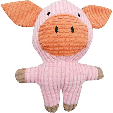 Jouets sonores en peluche pour chiens pour nettoyer les dents, grincer les dents et résister aux morsures des animaux (1/2)