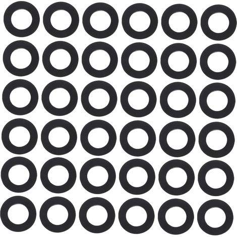 40 pièces Kit de Joints Caoutchouc et Silicone pour Robinet Rondelles Étanches Universelles pour Tuyau de Jardin et Plomberie Résistantes Chaleur et Fuite (1/5)