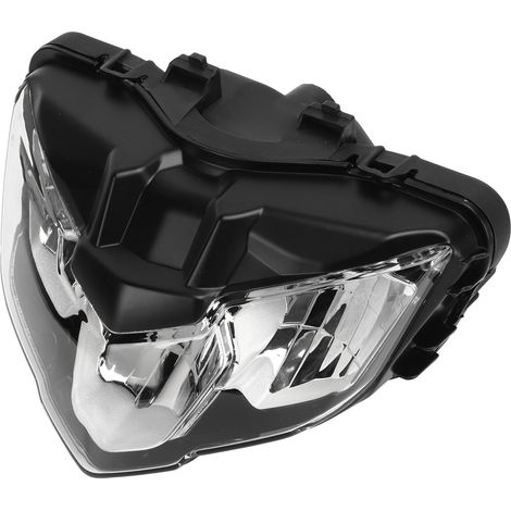 Phare avant Moto LED dissipation rapide chaleur antirouille étanche antipoussière remplacement pour Motor Y15ZR V2 transparent (1/5)