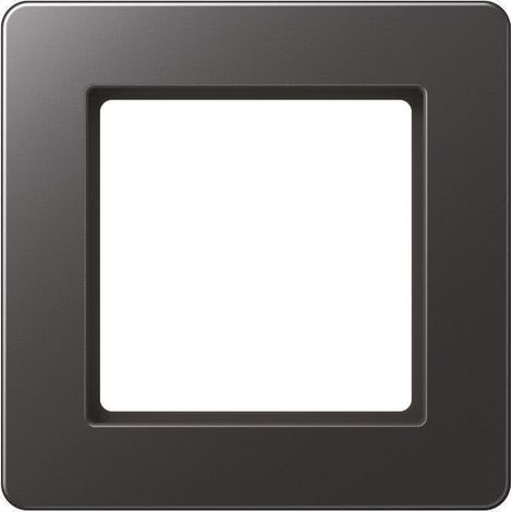 Jung Telaio 1 posto, A FLOW, termoplastico verniciato, antracite opaco, montaggio verticale e orizzontale AF 581 BF ANM