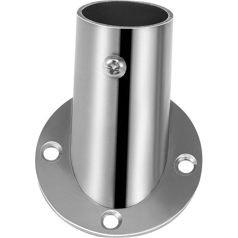 Support de tige à bride triangulaire, tube de 25 mm, acier inoxydable argenté, 1 pièce (1/5)