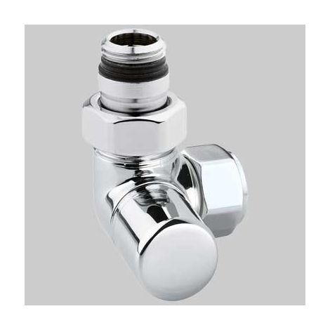 DETENTORE D'ARREDO AD ANGOLO SX CROMO - 1/2 x 24-19