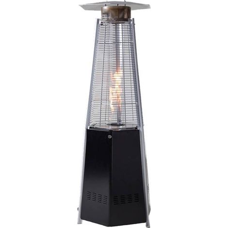 STUFA RADIANTE PIRAMIDE ESAGONALE 12,5 kw