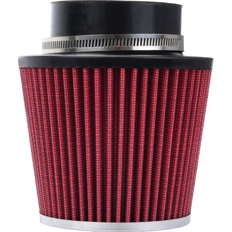 Parts for vehicle modifications, universal air filter with 89 mm diameter, cold air intake filter, air filter - - (1/4)