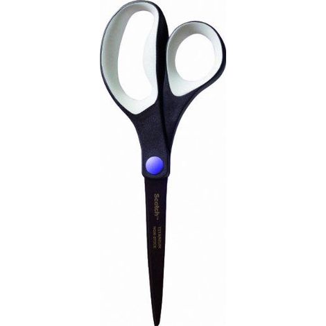 Scotch SCTI20 tijera de escritorio y manualidades Tijeras de oficina Corte recto Negro, Verde, Titanio (1/2)