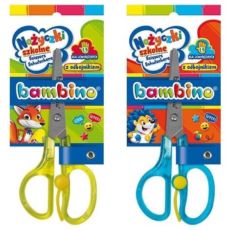Forbici scolastiche per mancini con paraurti bambino