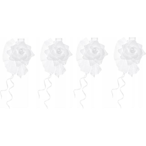 Bouquets de roses blanches, 14 cm, 4 pièces. (1/3)