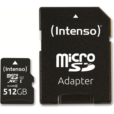 INTENSO MicroSD-Card Performance Line, 3424493, 512 GB