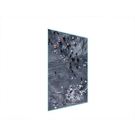 TAGLIERE IN VETRO 35x52 ARDESIA (1/5)