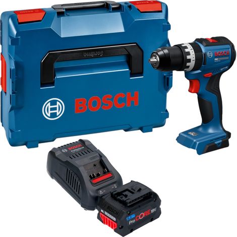Perceuse-visseuse à percussion sans fil Bosch GSB 18V-52 Professional 18 V 70 Nm sans balais + 1 batterie ProCORE 5,5 Ah + chargeur + L-Boxx (1/5)