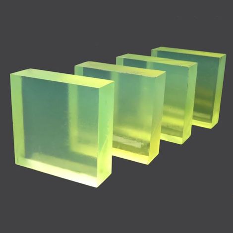4 plaques d'amortissement carrées en polyuréthane de 100 x 20 mm (1/5)