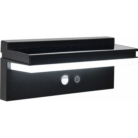 Lampada da parete solare con rilevatore di movimento - 100 lm - L. 25,4 x A. 10,8 cm - ALVEO (1/3)