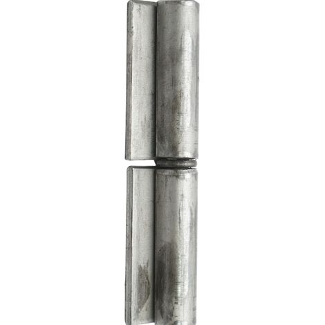 Cerniera saldabile con piastra per porta o cancello – 4×140 mm (1/3)