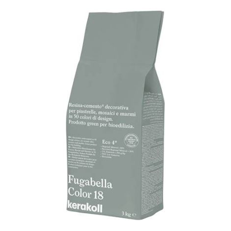 Fugabella color 18 sacco da 3kg resina decorativa per fughe