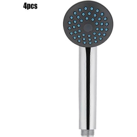 Lot de 4 pommeaux de douche portables et lavables avec jet puissant pour salle de bain spa (1/5)