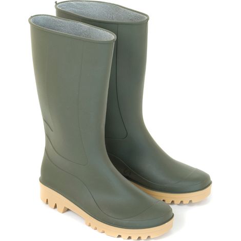 Stivale in pvc alto Verde tipo Comfort lavoro pioggia giardino n. 40 STI (1/3)