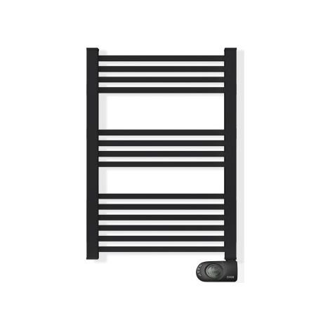 Sèche-serviettes électrique à inertie sèche HJM, 500 W, Square, Noir (1/5)
