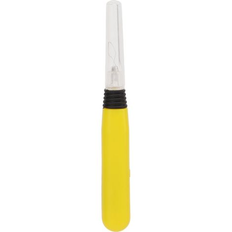 Fil lumineux LED portable à piles, en plastique facile à saisir, enfile-aiguille LED pour machine à coudre jaune (1/5)