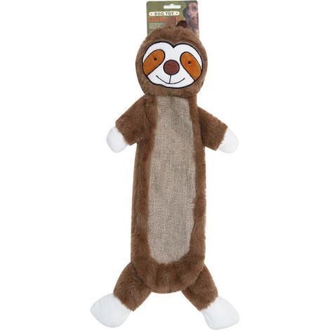 Unzerstörbares Plüsch-Hundespielzeug, robustes Quietschspielzeug für kleine, mittlere und große Hunde  Hasen-, Bären-, Frosch- und Faultier-Designs