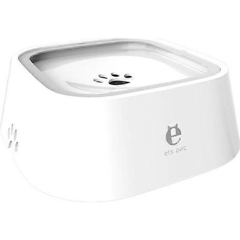 Gamelle pour chien en plastique avec distributeur d'eau, capacité de 1,5 litre, résistante et adaptée à la vaisselle. (1/5)