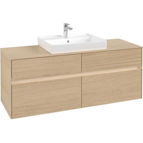 VB WTUS Collaro C084B0 1400x548x500mm avec 4 tiroirs WT en chêne nordique