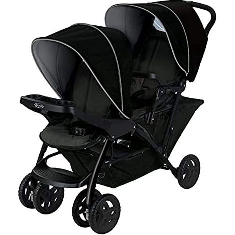 Graco Stadio Duo Click Connetti Tandem Doppio Passeggino, Nero/Grigio - 13790 g (1/5)
