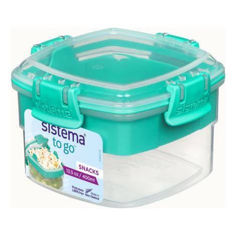 Contenitore ermetico verde menta 400 ml (1/4)