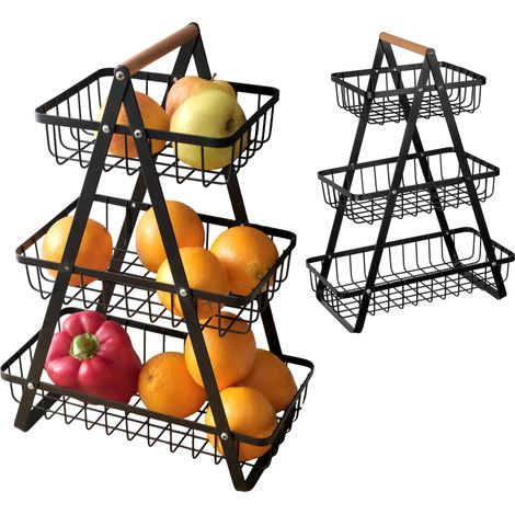 Corbeille à fruits à plusieurs niveaux, plateau 3415