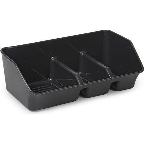 Organizador fregadero estropajero plastico  Negro (1/4)