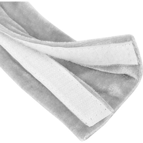 Protecteur de Poignée de Frigo avec Antidérapant et Décor pour Cuisine - 2 PCS en Tissu Gris - Couverture de Poignée de Réfrigérateur et Appareils de Cuisine - Adaptable aux Poignées 9-11cm - Dimensio (1/5)