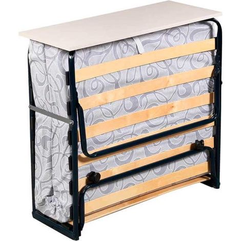 Sommier pliant Plegatin avec matelas en mousse  90x190cm