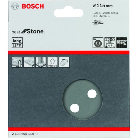 Bosch PRO F355 Hoja abrasiva 115 mm 1200 - 2608605114 (1/2)