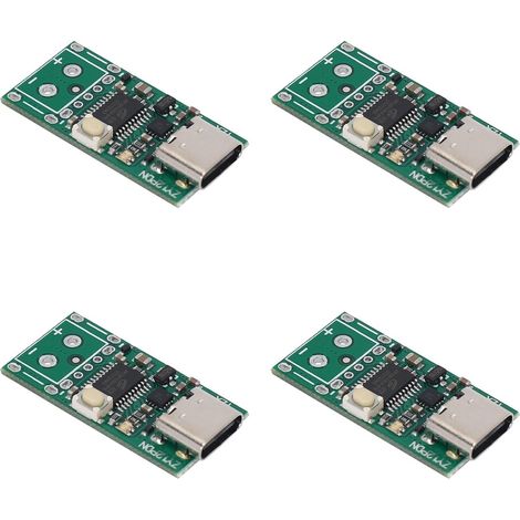 4X USB-C Pd2.0/3.0 Vers Dc Convertisseur Module D'Alimentation Decoy Fast Charge Trigger Poll Polling Detector Tester (Zy12Pdn) (1/5)