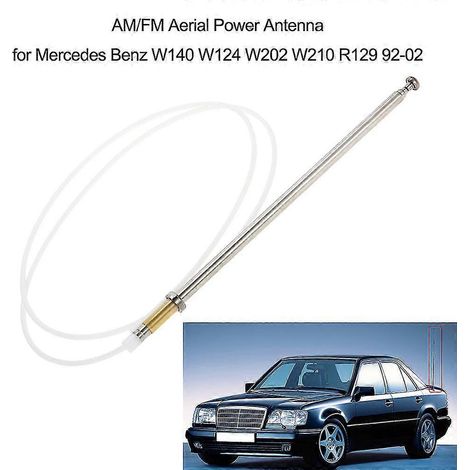 AM/FM Aerial Power Antenna for Mercedes Benz W140 W124 W202 W210 R129 92-02 (1/5)