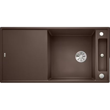 Blanco Axia III XL 6 - Silgranitspüle, 100x51 cm, mit Zubehör, InFino, Kaffee 523509 (1/4)