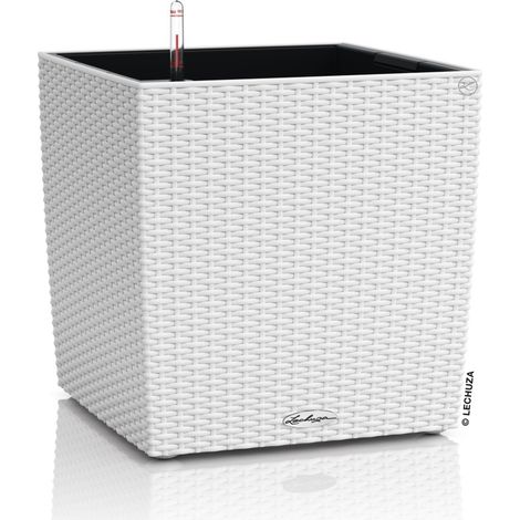 LECHUZA CUBE Cottage 30 bianco 15376 (1/10)