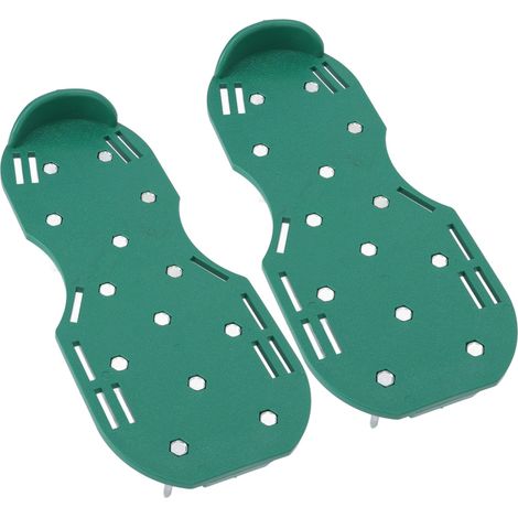 Scarificateurs de pelouse manuels, chaussures à pointes pour la marche, avec boucle métallique, pour le jardinage. (1/5)