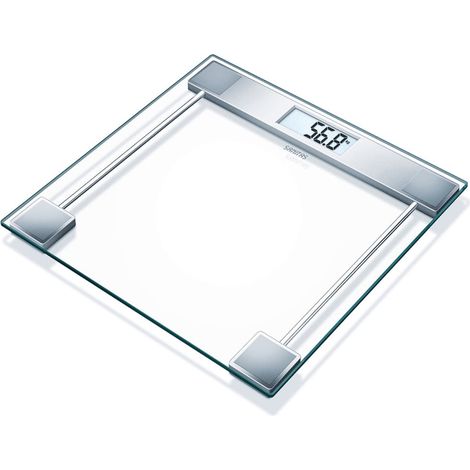 Sanitas Báscula de baño de vidrio blanca 150 kg SGS 06 (1/2)