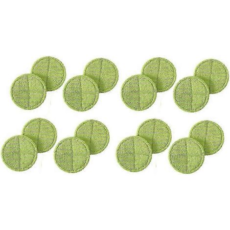 AURA Lot de 16 lingettes de rechange pour balai à franges rotatif sans fil, G (1/5)