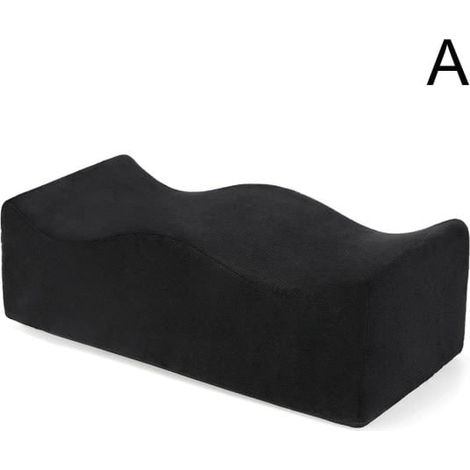 HOXILEELEO - Oreiller en mousse pour chirurgie BBL - Oreiller de récupération après lifting des fesses - Noir - Taille unique (1/5)