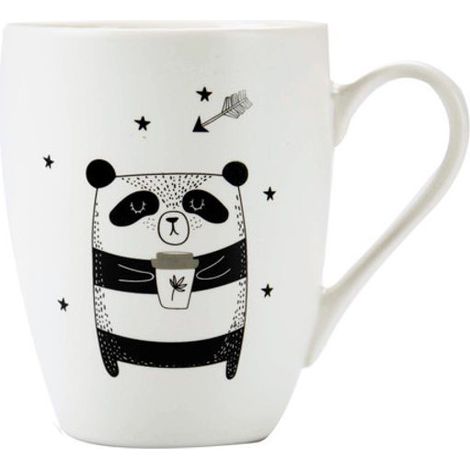 Taza de cerámica con animal de otoño, 340 cc, Kb8