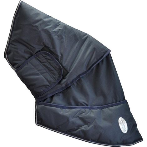 S = Pony, nero: Cappuccio da 300g per coperta NECO00280 modello London