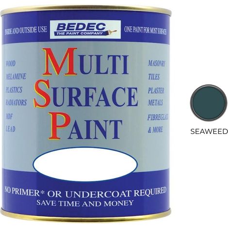 Bedec Multi Surface Paint - Gloss - Seaweed - 750ml