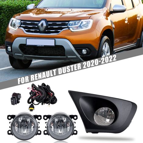 Kit Complet Feux antibrouillard Halogène pour Renault / Dacia Duster 2020 2021 2022 12V 55W, température de couleur 4300K, boîtier plastique étanche, montage Plug & Play tout équipé (1/5)